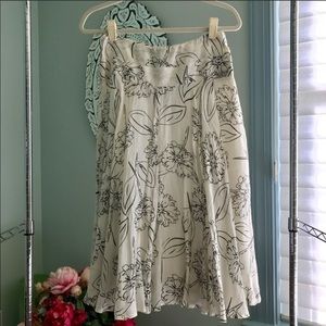 DKNY Floral Midi Skirt - Size 4